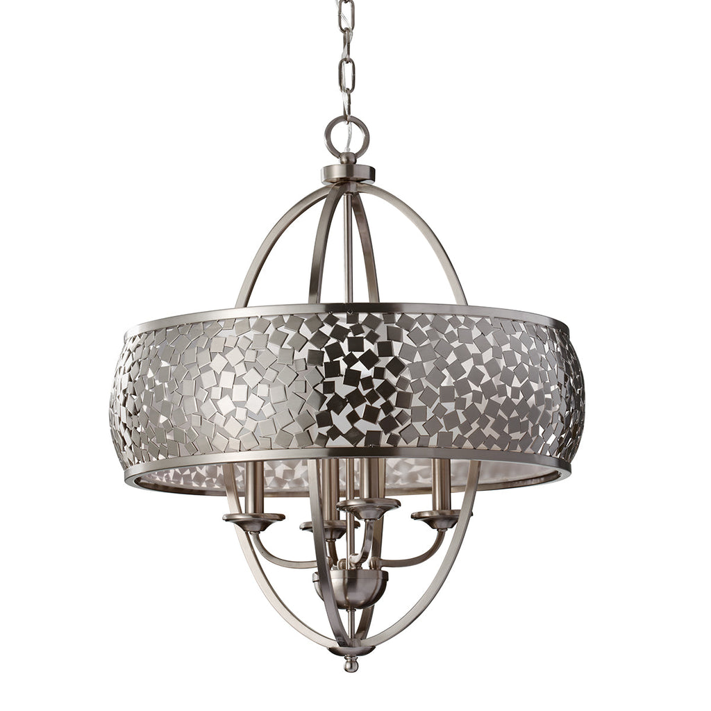 Zara 4 Light Large Chandelier - Feiss