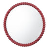 Dar Lighting -  Ruan Round Mirror Red 70cm