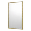 Dar Lighting -  Jinelle Rectangle Mirror Textured Gold Frame 86 X 50cm