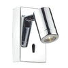 Anvil Wall Light LED Polished Chrome by Dar Lighting