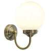 Barclay Single Wall Light Antique Brass IP44 by Dar Lighting