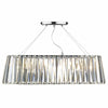 Cecilia 3 Light G9 Oval Linear Pendant Bar by Dar Lighting