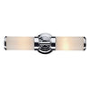 Century Double Wall Light Polished Chrome IP44 by Dar Lighting