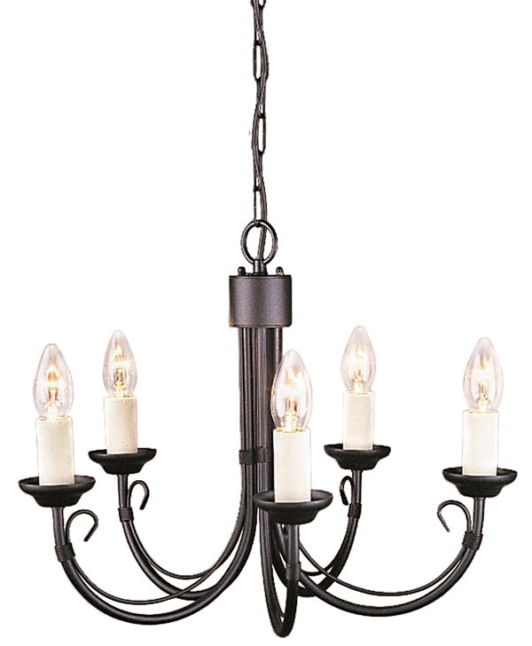 Chartwell 5 Light Chandelier - Elstead Lighting