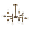 Code 12 Light Pendant Old Gold by Dar Lighting