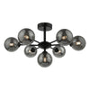 dar-lighting-cohen-7-light-semi-flush-matt-black-smoked-glass