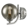 dar-lighting-Cradle-1-Light-Wall-Light-Polished-Chrome-Smoked-Glass
