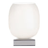 Dar Lighting - Dino Touch Table Lamp Polished Chrome White Glass
