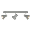 Dar Lighting -  Diza 3 Light Bar Spotlight Matt Grey