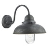 Dynamo 1 Light Wall Light Aged Iron IP44 by Dar Lighting