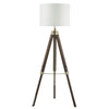 Easel Tripod Floor Lamp Dark Wood Base Only by Dar Lighting