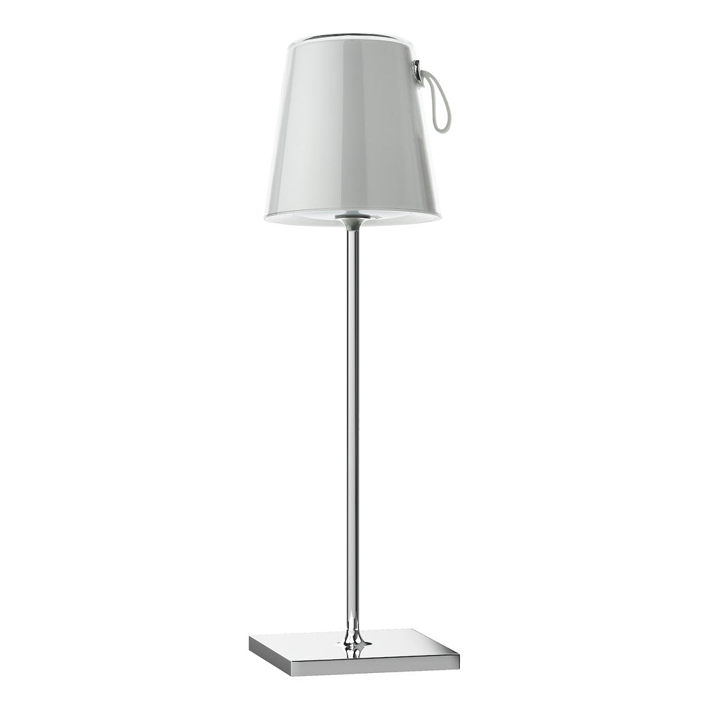 Dar Lighting -  Egor Table Lamp Polished Chrome and Colour Changing LED