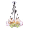 dar-lighting-Elpis-7-Light-Cluster-Pendant-Polished-Chrome-Mixed-Coloured-Glass