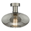 dar-lighting-Emerson-Semi-Flush-Antique-Chrome-Smoked-Glass
