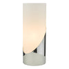 Dar Lighting - Faris Touch Table Lamp Polished Chrome Opal Glass