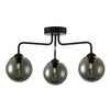 dar-lighting-feya-3-light-semi-flush-ceiling-light-matt-black-smoked-glass