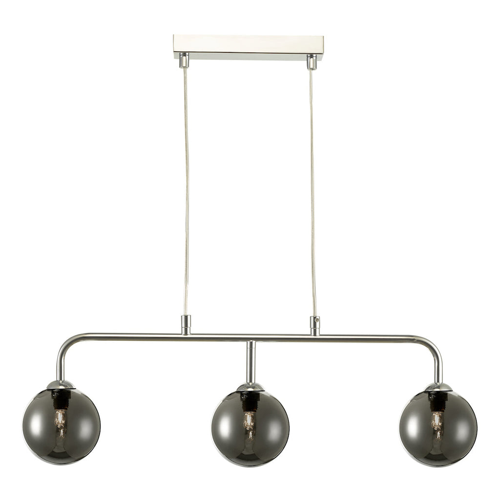 dar-lighting-feya-3-light-bar-pendant-polished-chrome-smoked-glass