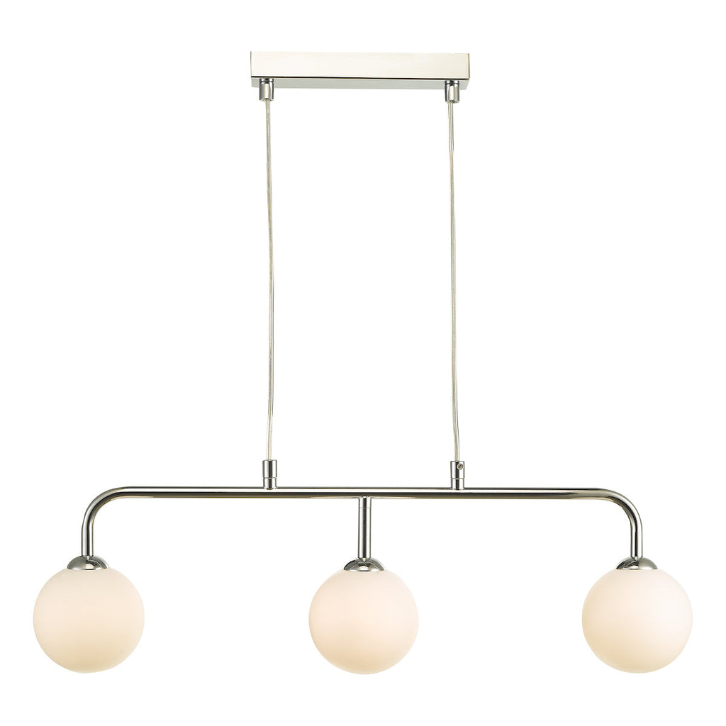 dar-lighting-feya-3-light-bar-pendant-polished-chrome-opal-glass
