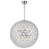 Fiesta 8 Light 50CM Pendant Polished Chrome by Dar Lighting