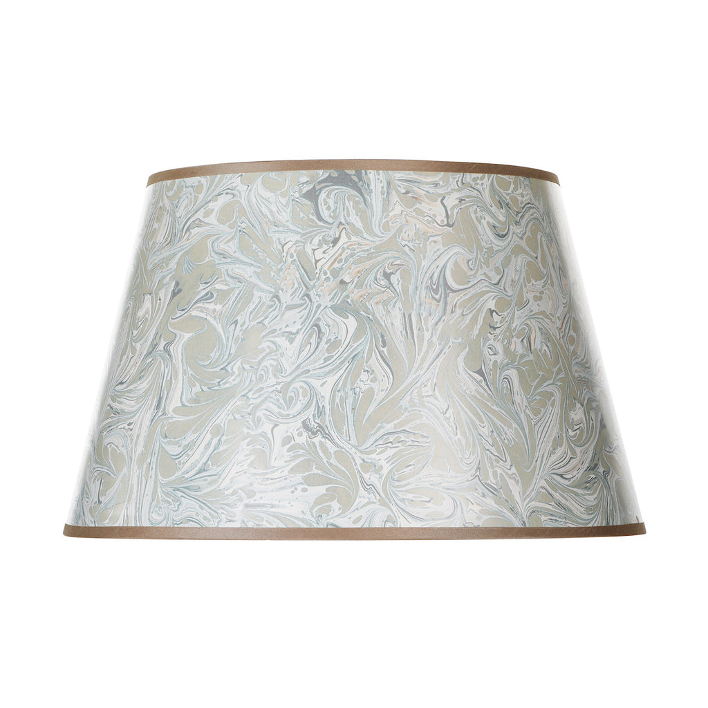 Dar Lighting - Frida Taupe Marble Pattern Tapered Drum Shade 45cm