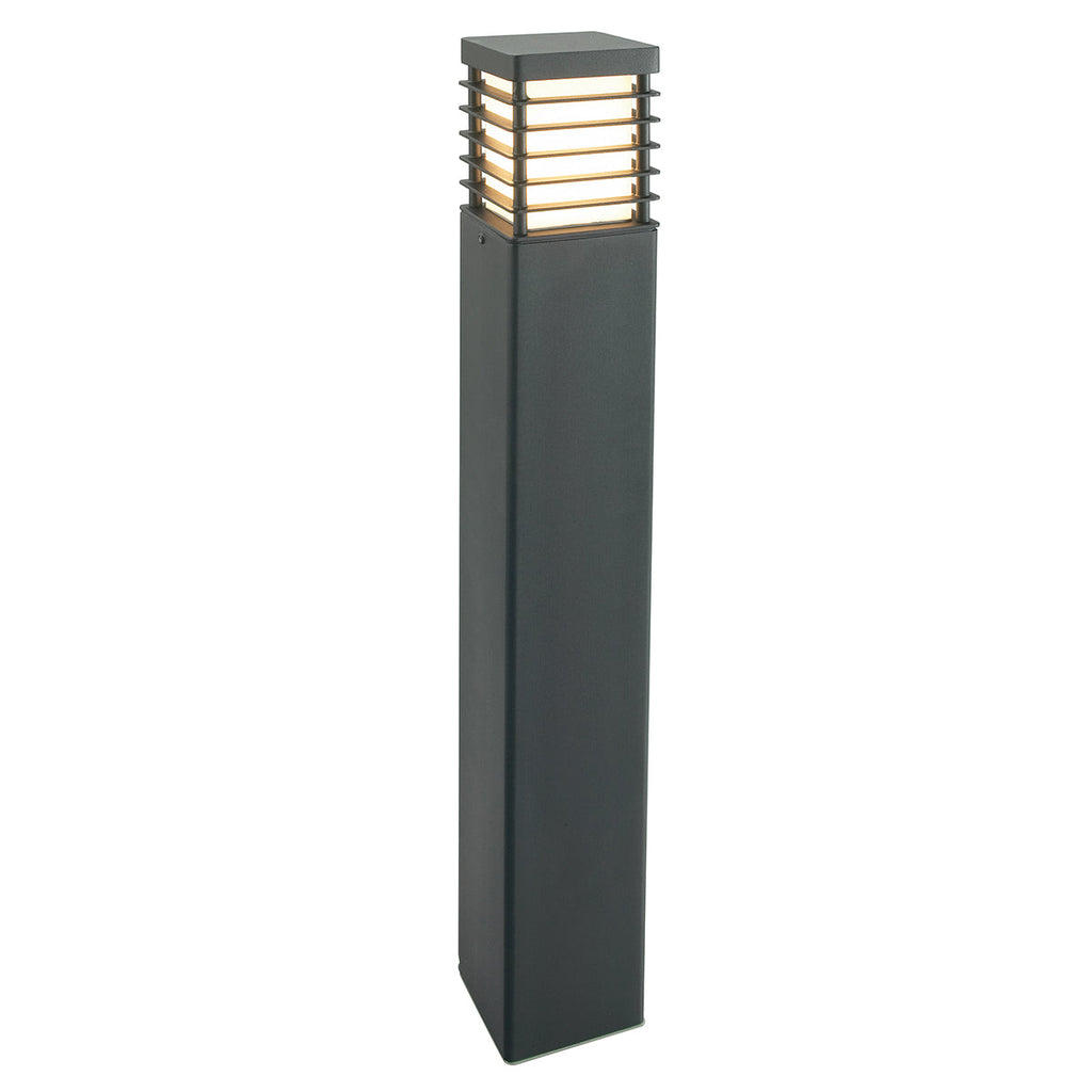 Halmstad 1 Light Large Bollard - Black - Norlys