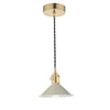 dar-lighting-Hadano-1-Light-Pendant-Natural-Brass-With-Cashmere-Shade