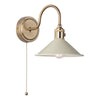 dar-lighting-Hadano-1-Light-Wall-Light-Brass-With-Cashmere-Metal-Shade