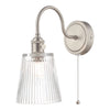 dar-lighting-hadano-1-light-wall-light-antique-chrome-with-ribbed-glass-shades