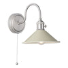 dar-lighting-Hadano-1-Light-Wall-Light-Antique-Chrome-With-Cashmere-Metal-Shade
