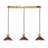 dar-lighting-Hadano-3-Light-Suspension-Natural-Brass-With-Umber-Metal-Shades