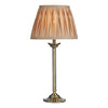 Dar Lighting - Hatton Table Lamp Antique Brass With Shade