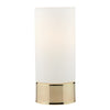 Dar Lighting - Jot Touch Table Lamp Gold Opal Glass
