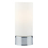 Dar Lighting - Jot Touch Table Lamp Polished Chrome Opal Glass