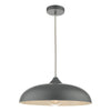 Dar Lighting - Kaelan Single Pendant Graphite