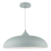 Dar Lighting - Kaelan Single Pendant Soft Matt Grey