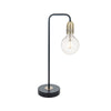 Dar Lighting - Hatton Table Lamp Antique Brass With Shade