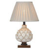 Layer Table Lamp Cream Small complete with Shade by Dar Lighting