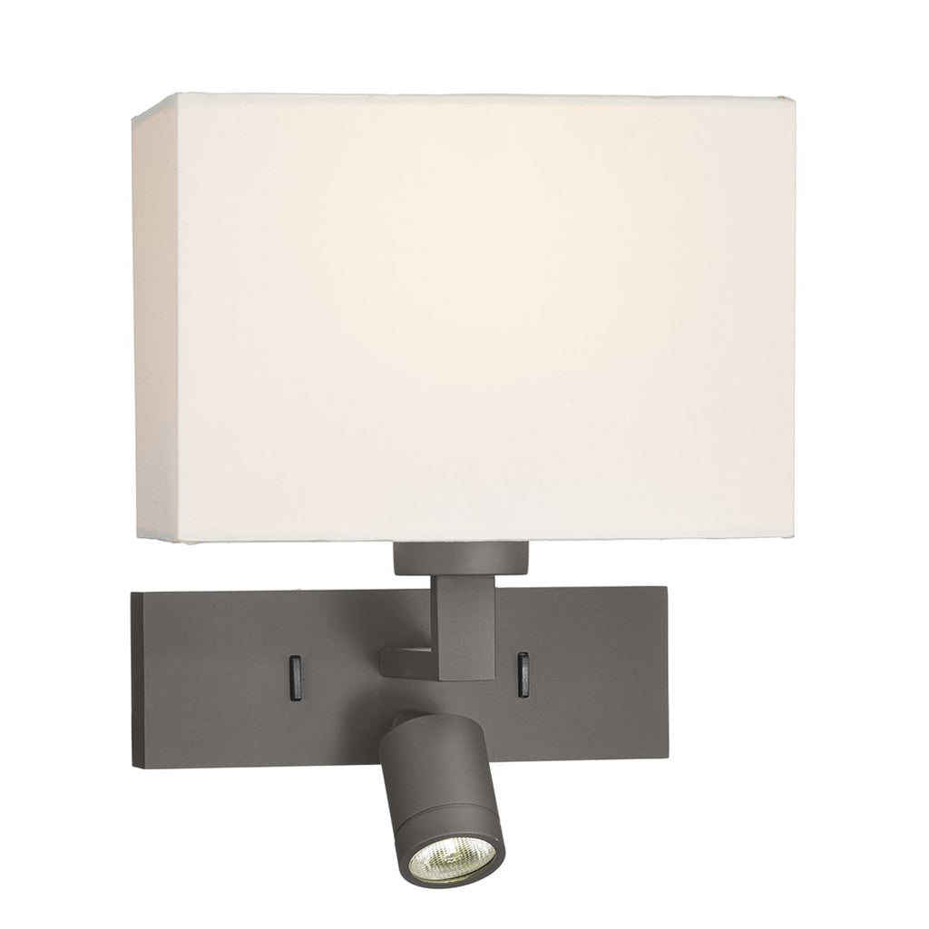 Modena Wall Light With LED In Bronze (Light Only) by Dar Lighting