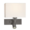 Modena Wall Light With LED In Bronze (Light Only) by Dar Lighting