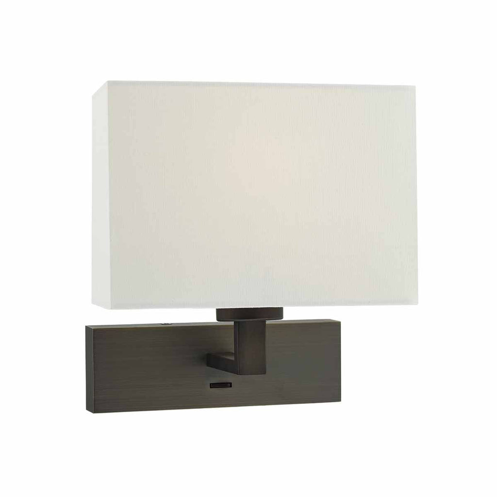 Modena Wall Light Bronze (Light Only) by Dar Lighting