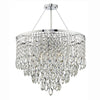 Pescara 5 Light Round Pendant Decorative Crystal by Dar Lighting