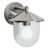 Poole Wall Light Steel IP44 by Dar Lighting
