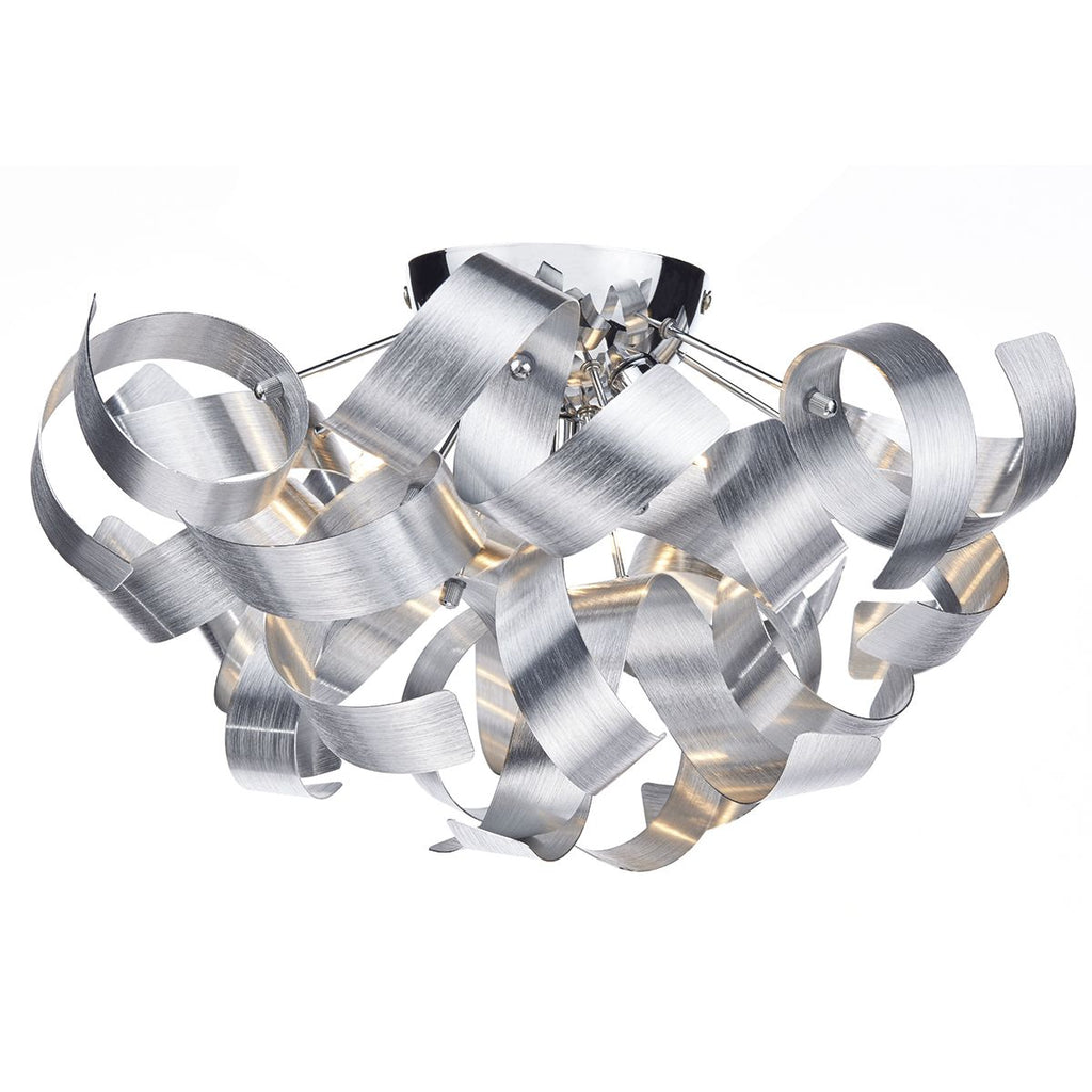 Rawley 4 Light Ribbon Flush by Dar Lighting