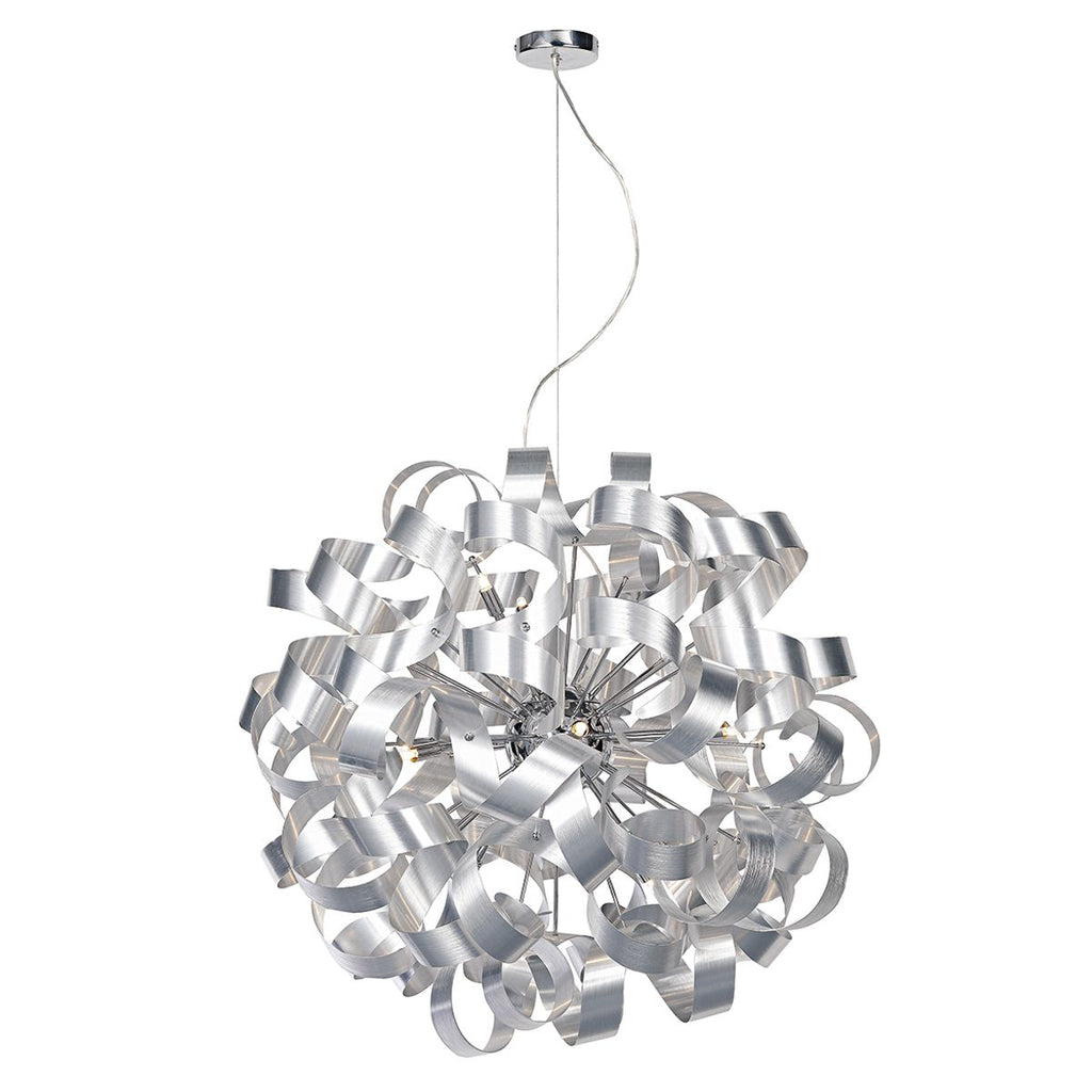 Rawley 12 Light Ribbon Pendant by Dar Lighting