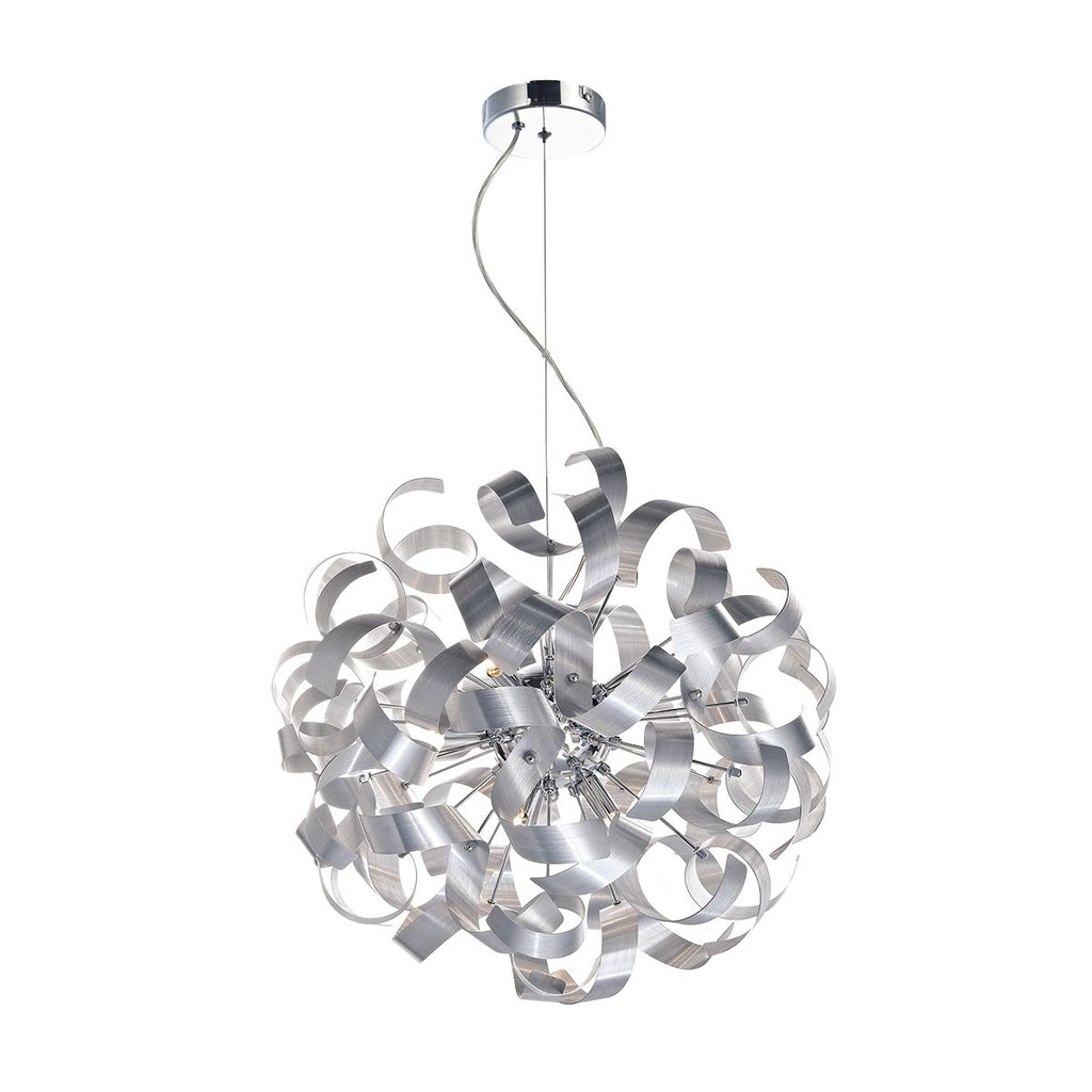 Rawley 9 Light Ribbon Pendant by Dar Lighting