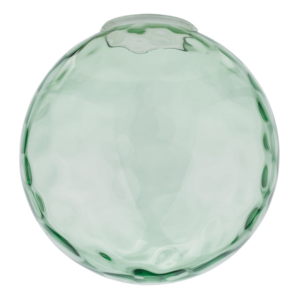 Dar Lighting - Ripple Easy Fit Shade Green Glass 25cm