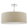 Ronda 60cm Easy Fit Pendant Ecru by Dar Lighting
