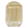 Dar Lighting - Sawyer Easy Fit Shade Champagne Ribbed Glass