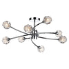 Seattle 8 Light Semi Flush Polished Chrome by Dar Lighting