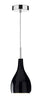 Soho 1 Light Pendant Black by Dar Lighting